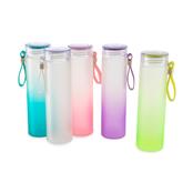 Garrafa de Vidro 450 ml em Degradê - 08765