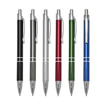 Caneta de Metal Colorida com Clip de Metal