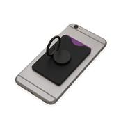 Adesivo Porta Cartão para Celular com Anel de Suporte - 14598