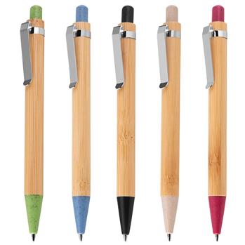 Caneta Ecológica de Bambu com Estojo - 14671