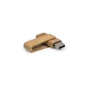 Pen Drive 4GB/8GB/16GB Giratório Bambu - 034