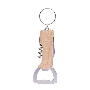Chaveiro Multifunções de Madeira - 06023