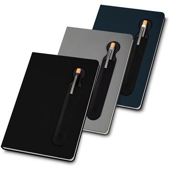 Caderno de Anotações com Suporte para Caneta - CAD130