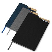 Caderno de Anotações com Capa Dura e Suporte para Caneta - CAD170