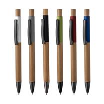 Caneta de Alumínio com Corpo em Bambu - CB2260