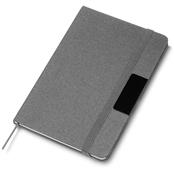 Caderno de Anotações com Placa de Metal - CAD150