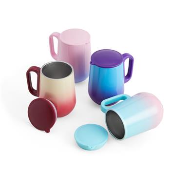 Caneca Bicolor Parede Dupla 250ml - 18720