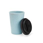 Copo Fibra de Arroz 450ml com Tampa Preta - 14916