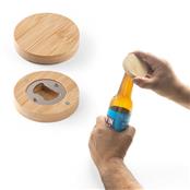 Porta Copos em Bambu com Descapsulador - 94573