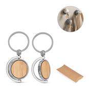 Chaveiro Redondo de Bambu - 95071