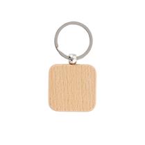 Chaveiro de Madeira Quadrado - 06038