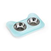 Tigela Dupla com Bandeja Inox para Pet - 03150