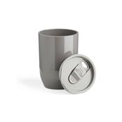 Copo Plástico com Tampa de Pressão 350 ml - 02826