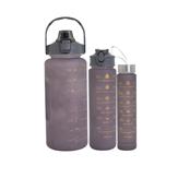 Kit de Três Garrafas Plásticas - E@03036