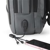 Mochila Couro Sintético USB 23 Litros - 01902