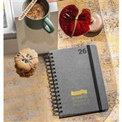 Agenda A5 com Argolas em Pele 2026 - 66215