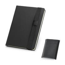 Caderno A5 em Couro Sintético com Folhas Lisas - 53789