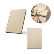 Caderno A5 com Capa Dura  em Resíduos de Cevada - 93623