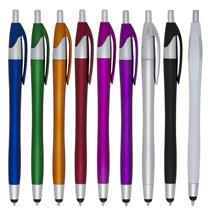 Caneta Plástica com Ponteira Touch