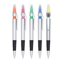 Caneta Plástica com Marca Texto - ER2037