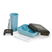 Kit Copo Salada e Marmita Fibra de Bambu - 08029