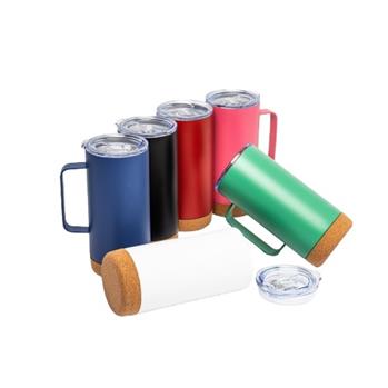 Caneca Térmica com Cortiça de 500 ml - 18839