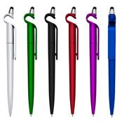 Caneta Plástica Touch com Suporte para Celular - 13499B