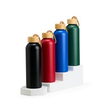 Garrafa de Alumínio com Tampa de Bambu 800 ml - 18940