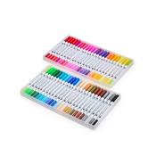 Kit Canetinhas Ponta Dupla Com Quarenta e Oito Cores - 08332-48