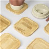 Kit Porta-Copos Bambu com Seis Peças - 15269