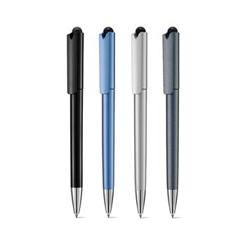 Esferográfica com Acabamento Metalizado e Ponteira de Metal e Touch