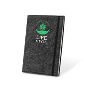 Caderno A5 com Capa de Feltro Reciclada - 93636
