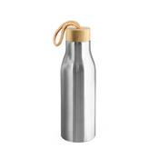 Squeeze de Aço Inox e Tampa Bambu de 570 ml - 94379