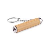 Chaveiro de Bambu e Lanterna Led - 95108