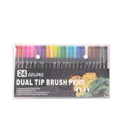 Kit de Canetinhas com Ponta Dupla 24 Cores - 08332B-24