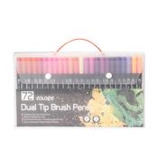 Kit de Canetinhas com Ponta Dupla 72 Cores - 08332B-72