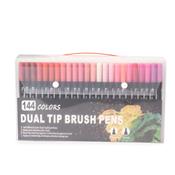 Kit de Canetinhas com Ponta Dupla 144 Cores - 08332B-144