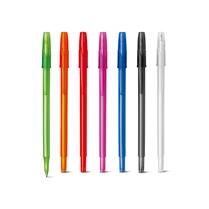 Caneta Esferográfica PP de Acabamento Frost com 1,5km de escrita