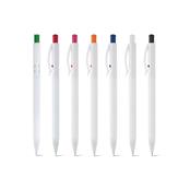 Esferográfica ABS de Acabamento Brilhante com Mecanismo Colorido