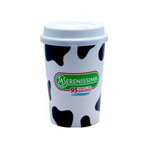Copo Plástico PP 350 ml com Tampa de Café em Mold Label