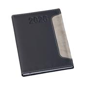 Agenda Diária 2026 Estampada Preta Vertical - LG3777