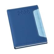 Agenda Diária 2026 Estampada Azul Vertical - LG3778