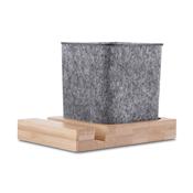 Porta Objetos e Smartphone em Feltro e Bambu - PCL120