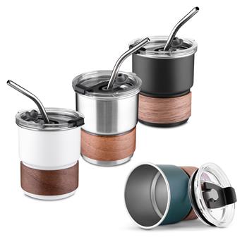 Copo em Inox com canudo 250 ml - CO9310