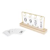 Calendário Permanente MDF com Alça de Ferro - 19026