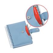 Planner Elite Azul Wire-o c/ Fecho de Imã + Sup. p/ Cartão e Caneta - LG3495 Azul