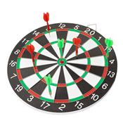 Jogo de Dardos com Alvo Dupla Face - 09069