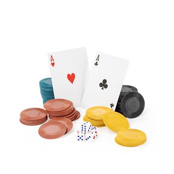 Kit Poker com 100 Fichas - 19056