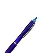 Caneta Plástica com Marca Texto - 09112