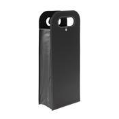 Porta Vinho Duplo em Couro Sintético - 19127